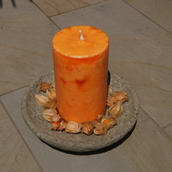 Outdoor-Kerze, mandarin