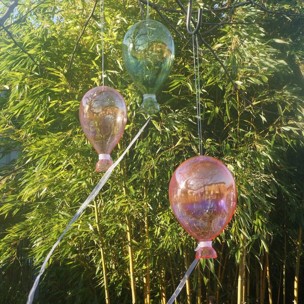 Luftballons aus Glas zum Hängen